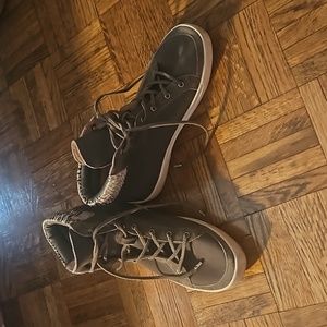 Joie grey leather sneakers